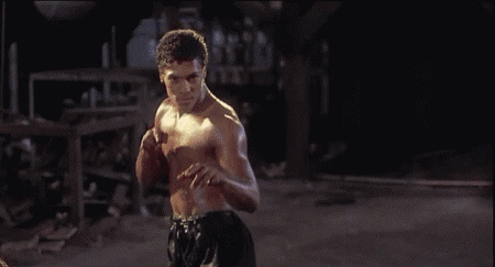 GIF – Bruce Leroy gets The Glow | The Last Dragon Tribute